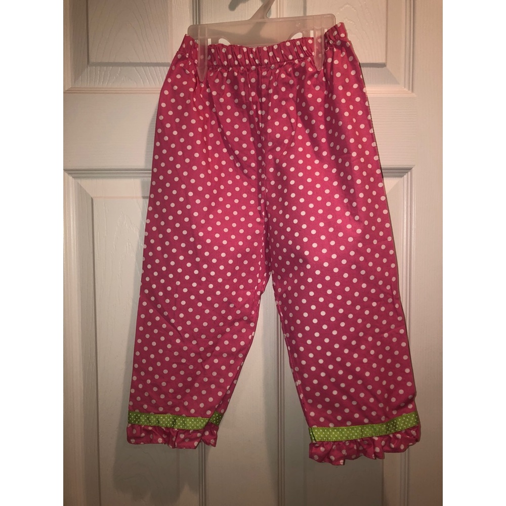 Polka-Dot Flared Pants